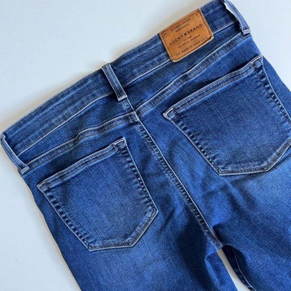 Lucky Brand Ava Super Skinny High Rise Denim Size 4/27 Stretch Medium Wash - Picture 7 of 12